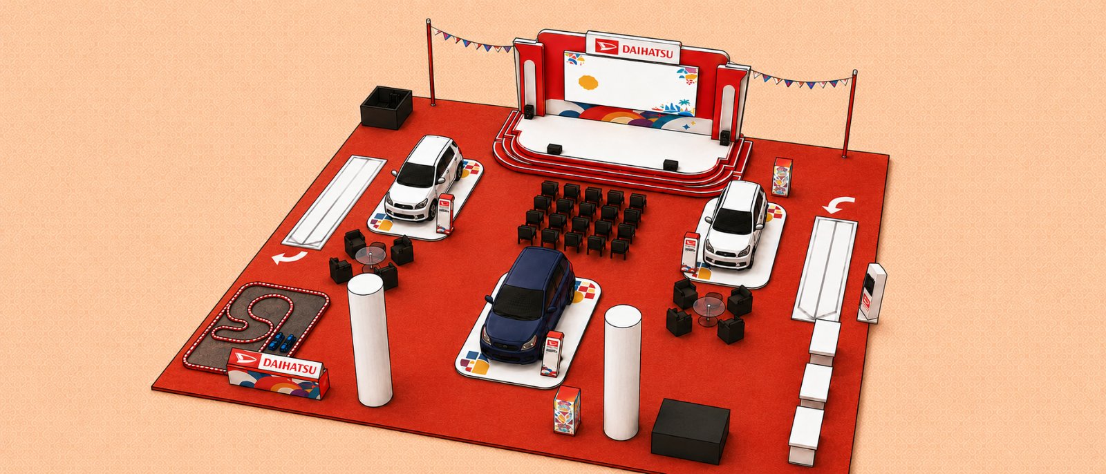 Denah area Daihatsu Kumpul Sahabat Batam
